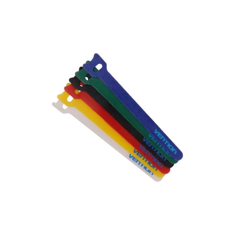 Tira Organizadora de Cables Vention KAC00- 15cm- Pack de 6 Tira Organizadora de Cables Vention KAC00- 15cm- Pack de 6
