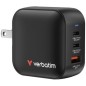 Cargador de Pared Universal GaN Verbatim Mini GaN Wall Charger- 2xUSB Tipo-C- 1xUSB- 70W Cargador de Pared Universal GaN Verbatim Mini GaN Wall Charger- 2xUSB Tipo-C- 1xUSB- 70W