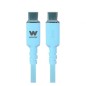 Cable USB 2-0 Tipo-C Woxter PE26-188- USB Tipo-C Macho - USB Tipo-C Macho- Hasta 60W- 480Mbps- 1-2m- Azul Cable USB 2-0 Tipo-C Woxter PE26-188- USB Tipo-C Macho - USB Tipo-C Macho- Hasta 60W- 480Mbps- 1-2m- Azul