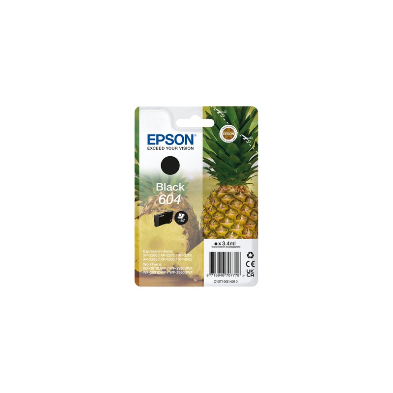 Cartucho epson 604 negro c13t10g14010 xp2200 Cartucho epson 604 negro c13t10g14010 xp2200