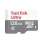 Tarjeta de Memoria SanDisk Ultra 128GB microSD XC con Adaptador- Clase 10- 80MB-s