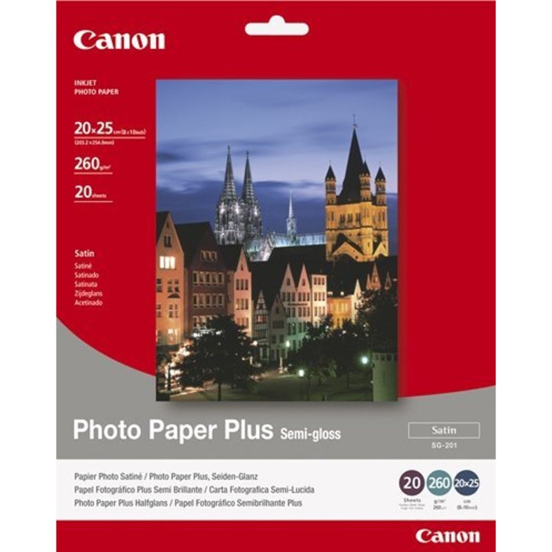 Papel canon foto sg - 201 1686b018 8x10 Papel canon foto sg - 201 1686b018 8x10