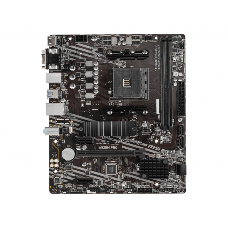 PLACA BASE MSI A520M PRO AM4 MATX 2XDDR4 PLACA BASE MSI A520M PRO AM4 MATX 2XDDR4
