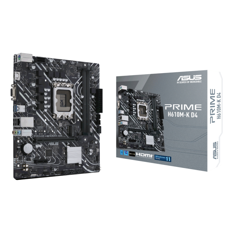 PLACA BASE ASUS 1700 PRIME H610M-K D4
