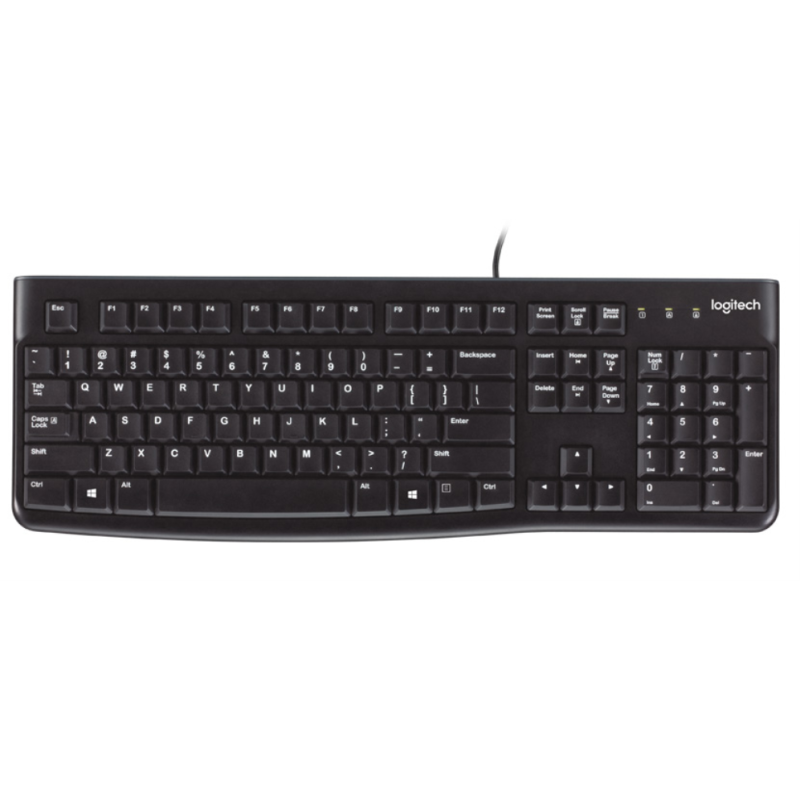 TECLADO LOGITECH K120 OEM USB NEGRO TECLADO LOGITECH K120 OEM USB NEGRO