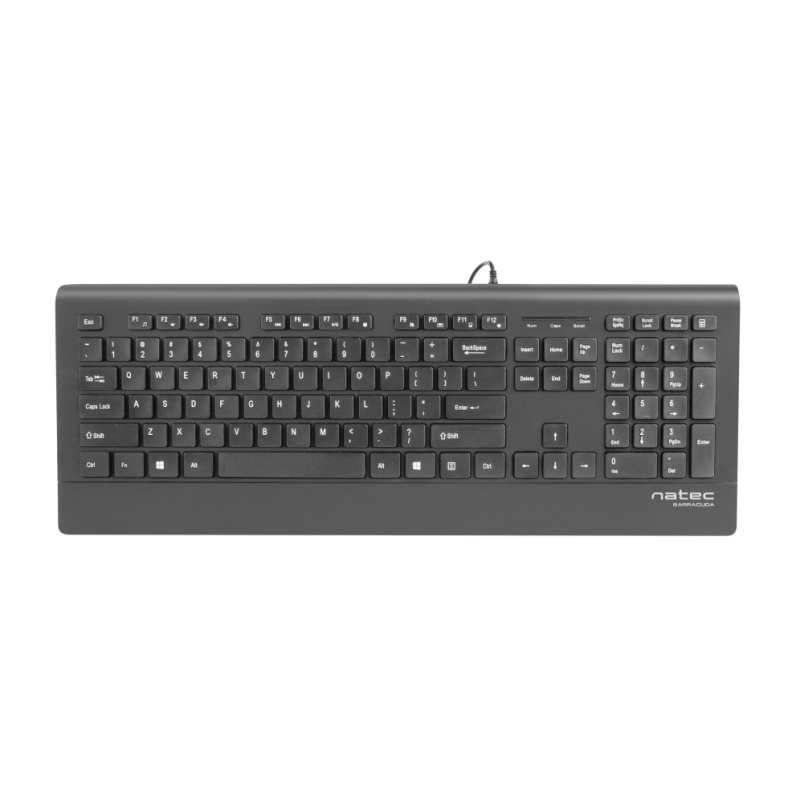 TECLADO NATEC BARRACUDA SLIM USB NEGRO TECLADO NATEC BARRACUDA SLIM USB NEGRO