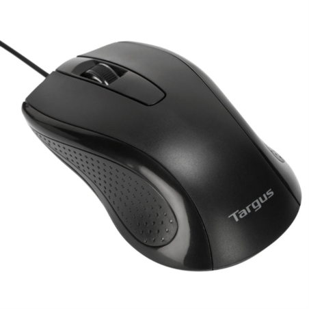 RATON TARGUS USB 1000DPI ANTIMICROBIANO OPTICO NEGRO USB