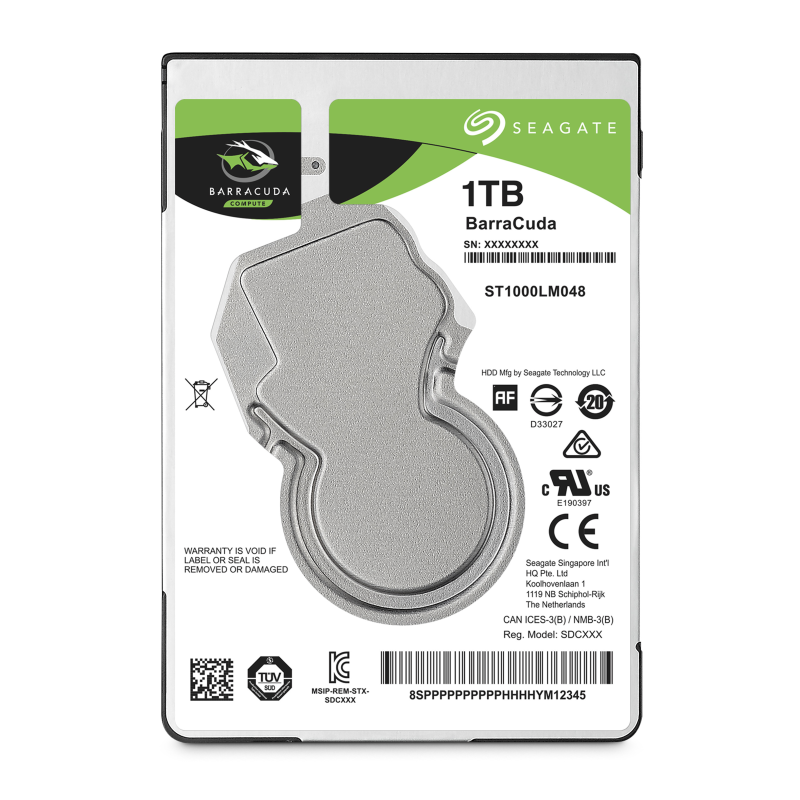 DISCO 2,5" SEAGATE BARRACUDA 1TB SATA 128MB
