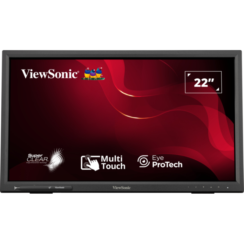 MONITOR LED 21-5 TACTIL VIEWSONIC TD2223 NEGRO