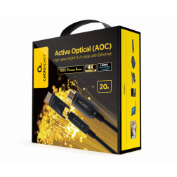 CABLE AOC HDMI D-A DE ALTA VELOCIDAD CON ETHERNET AOC PREMIUM SERIES 20 M