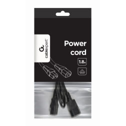 CABLE ALIMENTACION GEMBIRD EXTENSION C13 MACHO A C14 HEMBRA 1,8M