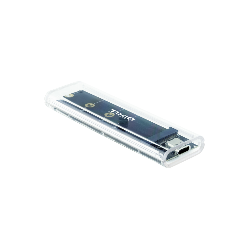 CARCASA HDD TOOQ TQE-2200 M-2 TRANSPARENTE