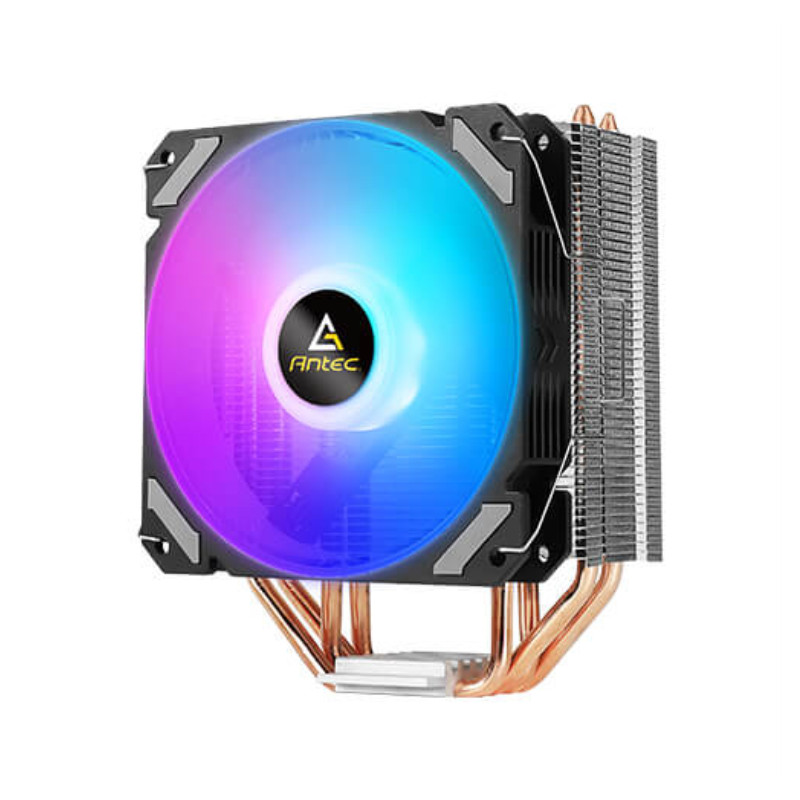 VENTILADOR CPU ANTEC A400i 120 MM RGB NEGRO VENTILADOR CPU ANTEC A400i 120 MM RGB NEGRO
