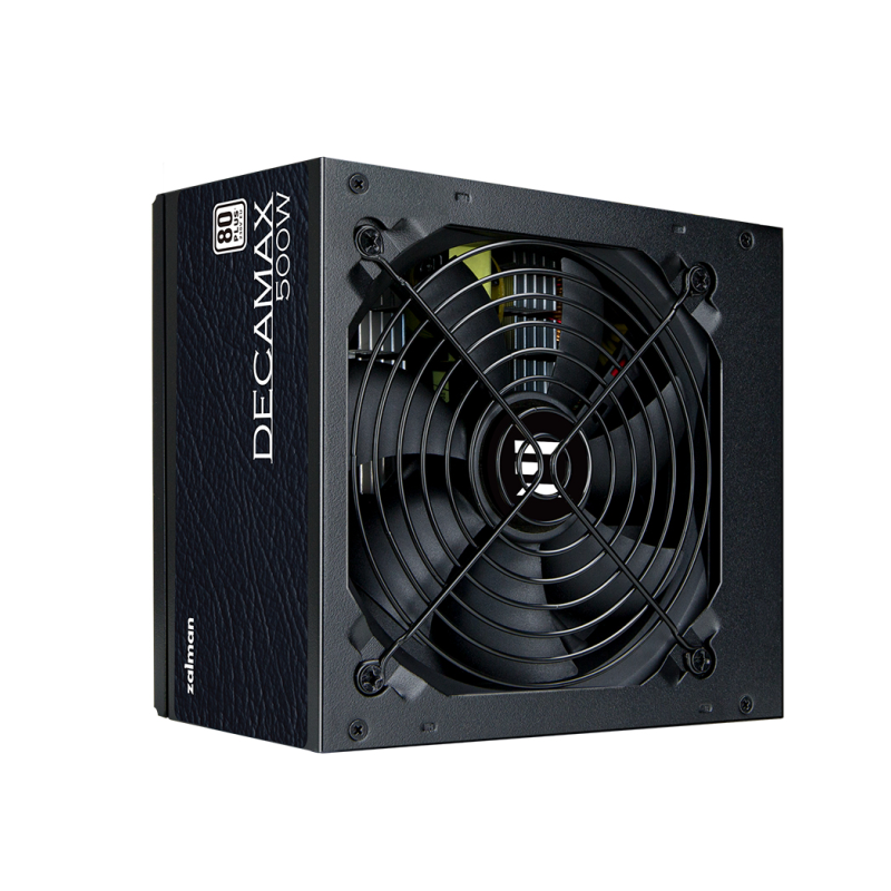 FUENTE DE ALIMENTACION ZALMAN DECAMAX 500W 80+ STANDARD ATX NEGRO