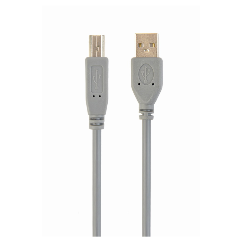 CABLE IMPRESORA GEMBIRD USB 2-0 B 1,8M GRIS CABLE IMPRESORA GEMBIRD USB 2-0 B 1,8M GRIS
