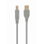 CABLE IMPRESORA GEMBIRD USB 2-0 B 1,8M GRIS CABLE IMPRESORA GEMBIRD USB 2-0 B 1,8M GRIS