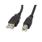 CABLE LANBERG IMPRESORA USB MACHO A USB MACHO FERRITA NEGRO 3 M CABLE LANBERG IMPRESORA USB MACHO A USB MACHO FERRITA NEGRO 3 M