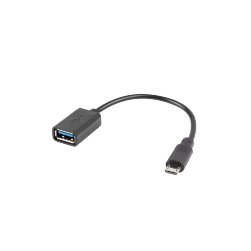 ADAPTADOR LANBERG OTG USB MICRO(M) 2-0 A USB-A(H) 15 CM NEGRO ADAPTADOR LANBERG OTG USB MICRO(M) 2-0 A USB-A(H) 15 CM NEGRO