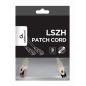 CABLE RED S-FTP GEMBIRD CAT 6A LSZH BLANCO 0,25 M