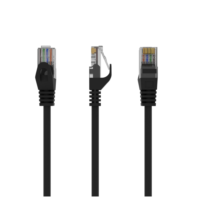 CABLE RED UTP GEMBIRD CAT 6 NEGRO 0,25M