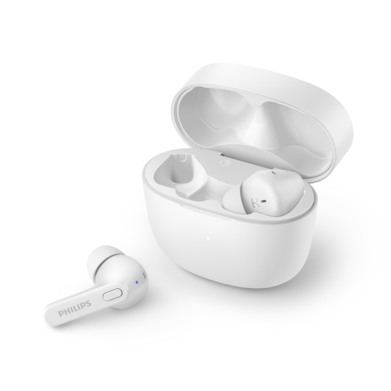 AURICULARES PHILIPS TAT2206GR-00 TRUE WIRELESS BLANCO MICROFONO BT