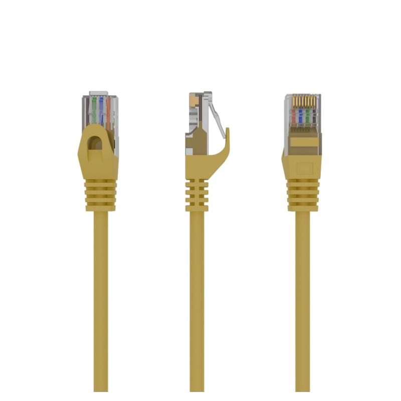 CABLE RED GEMBIRD UTP CAT6 0,5M AMARILLO