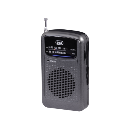 RADIO TREVI BOLSILLO RA 710 GMG MINI PORTABLE AM-FM RADIO METAL GUN