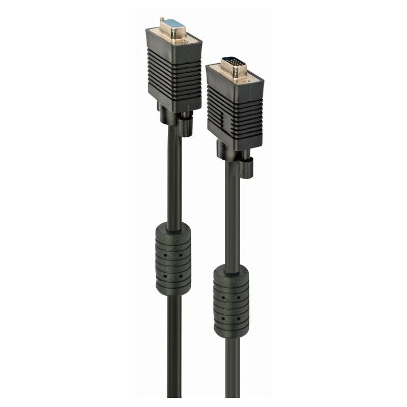 Cable VGA M-H Mcoax 2m BK Ferr