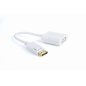 CABLE ADAPTADOR GEMBIRD DISPLAYPORT A DVI MACHO HEMBRA BLANCO