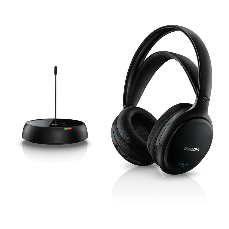 Auriculares InalÃ¡mbricos Philips SHC5200- Radiofrecuencia- Negros