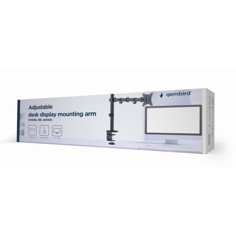ADJUSTABLE DESK DISPLAY MOUNTING ARM ROTATE TILT SWIVEL 17''-32'' UP TO 9 KG ADJUSTABLE DESK DISPLAY MOUNTING ARM ROTATE TILT SWIVEL 17''-32'' UP TO 9 KG