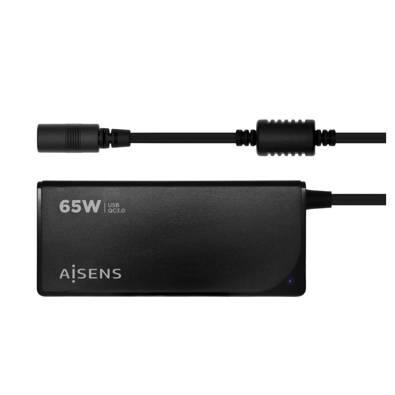 CARGADOR PORTATIL AISENS 65W AUTOMATICO 9 CONECTORES USB-A QC3-0 NEGRO CARGADOR PORTATIL AISENS 65W AUTOMATICO 9 CONECTORES USB-A QC3-0 NEGRO