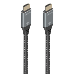 Cable HDMI 2-1 8K Aisens A150-0878- HDMI Macho - HDMI Macho- 10m- Gris y Negro