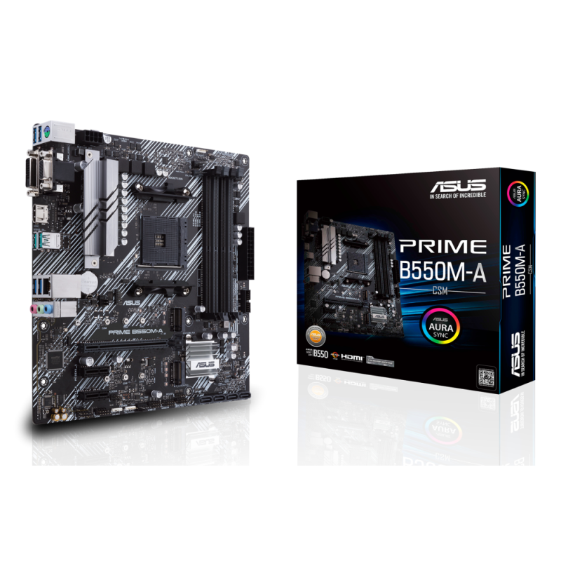 PLACA BASE ASUS PRIME B550M-A CSM AM4 MATX 4XDDR4