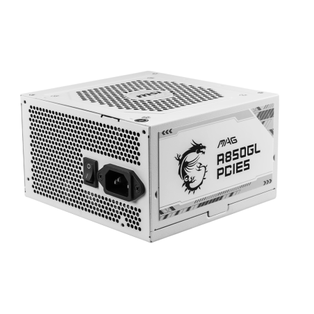 FUENTE ALIMENTACION MSI MAG A850GL PCIE5 BLANCO