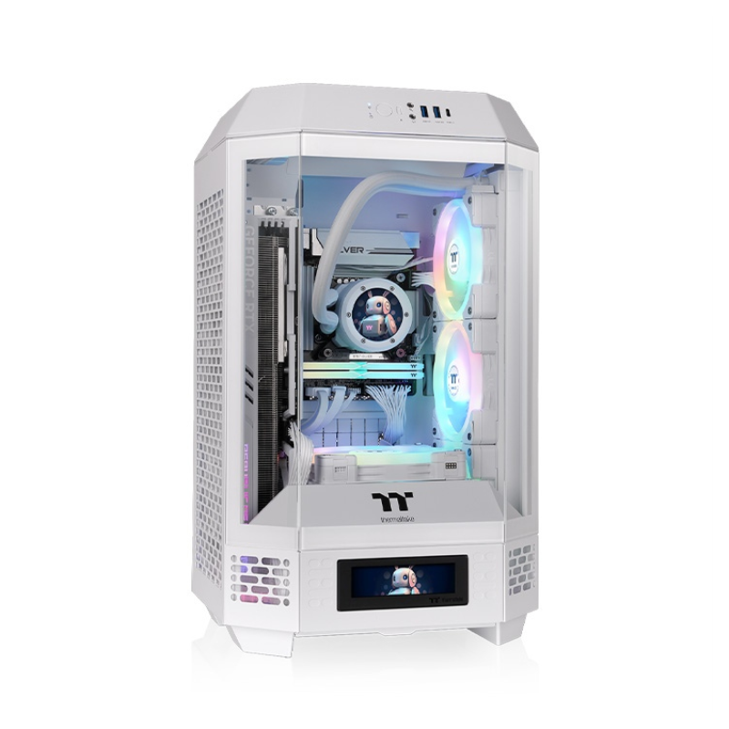 CAJA THERMALTAKE MINI-ITX TOWER 250 2XVENT 120MM SN FUENTE BLANCO