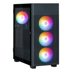 CAJA ZALMAN S5 NEO ATX 4 XVENT 120MM ARGB 2XUSB 3-0 NEGRO S-N FUENTE