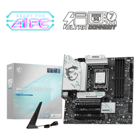 PLACA BASE MSI B860M GAMING PLUS WIFI