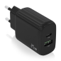 CARGADOR AISENS 25W 1XUSB-C PD3-0 1XUSB-A QC3-0 NEGRO CARGADOR AISENS 25W 1XUSB-C PD3-0 1XUSB-A QC3-0 NEGRO