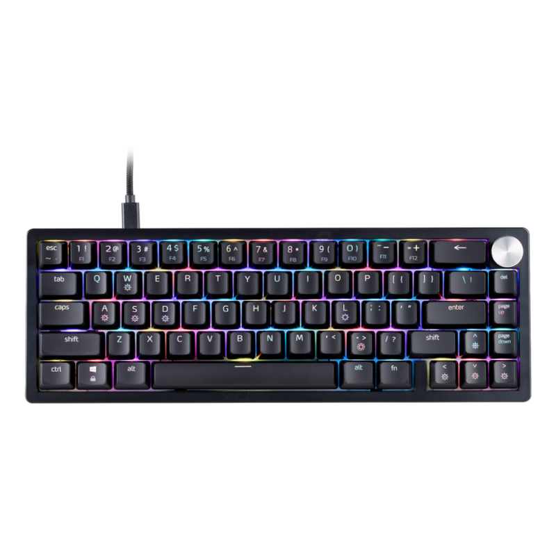 TECLADO GAMING XPG SORCERER MINI RGB NEGRO TECLADO GAMING XPG SORCERER MINI RGB NEGRO