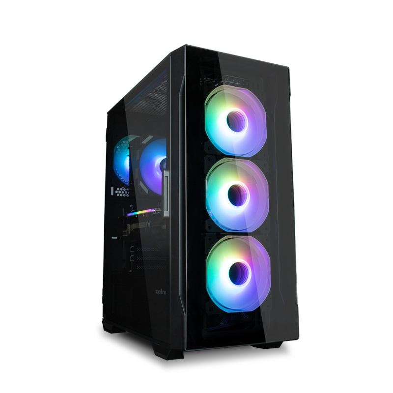 CAJA ZALMAN I3 NEO TG ATX 4XVENT 120MM 2XUSB 3-0 NEGRO S-N FUENTE