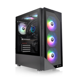 CAJA THERMALTAKE VIEW 200 TG ARGB ATX 2XUSB 3-2 SIN FUENTE NEGRO