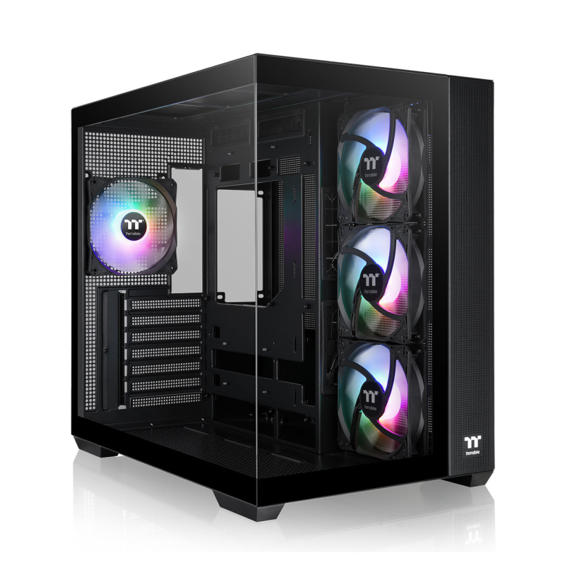 CAJA ATX THERMALTAKE VIEW 380 USB CX1 2XVENT120MM ARGB NEGRO S-N FUENTE