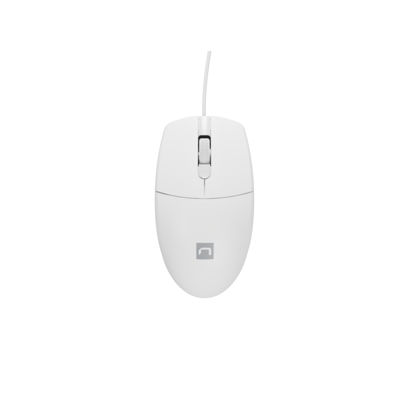 RATON NATEC RUFF 2 1000DPI OPTICO BLANCO USB