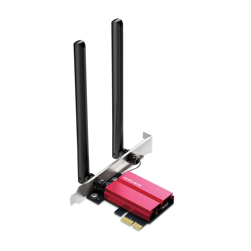 ADAPTADOR PCI EXPRESS MERCUSYS MA86XE AXE5400 TRIBAND WIFI6E BLUETOOTH