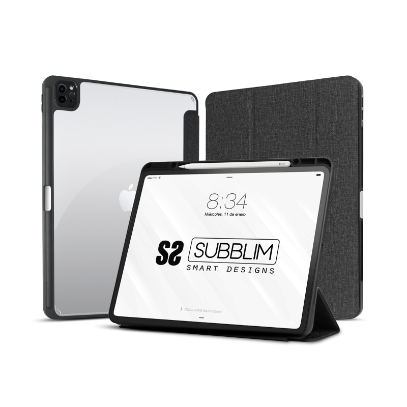Funda Subblim Clear Shock para Tablet iPad Pro 11" 2020-2022- Negra