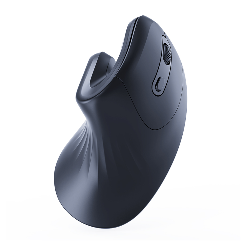 RATON GEMBIRD OPTICO ERGONOMICO 6 BOTONES NEGRO RF INALAMBRICO PILAS