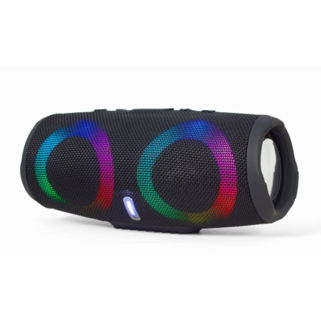 ALTAVOZ PORTATIL GEMBIRD SPK-BT-LED-02 10W BLUETOOTH NEGRO