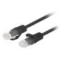 CABLE RED LANBERG LATIGUILLO CAT-6 UTP 0-25M NEGRO FLUKE PASSED (PACK 10 UDS) CABLE RED LANBERG LATIGUILLO CAT-6 UTP 0-25M NEGRO FLUKE PASSED (PACK 10 UDS)