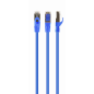CABLE RED S-FTP GEMBIRD CAT 6A LSZH AZUL 1,5 M